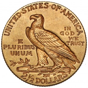 USA, 2 1/2 Dollar 1911 - Indianerkopf