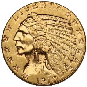 USA, 5 Dollar 1910 - Indianerkopf