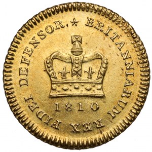 Anglicko, George III, 1/3 guiney 1810