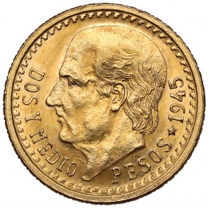 Mexico, 2 1/2 pesos 1945