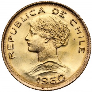 Chile, 100 pesos 1960