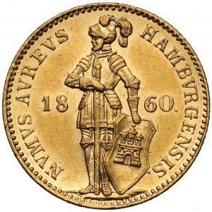 Hamburg, Ducat 1860