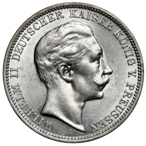 Prussia, 3 mark 1910-A