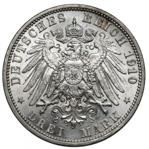 Prussia, 3 mark 1910-A