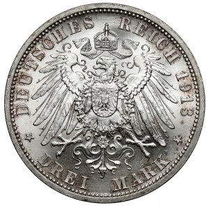 Preußen, 3 Mark 1913-A