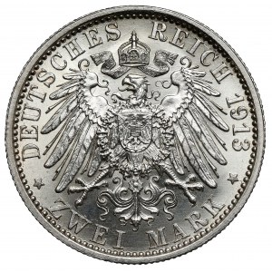 Prussia, 2 mark 1913-A