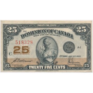 Canada, 25 Cents 1923