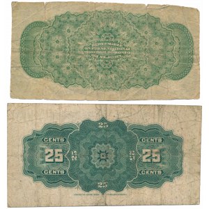 Canada, 25 Cents 1870 & 25 Cents 1900 (2pcs)