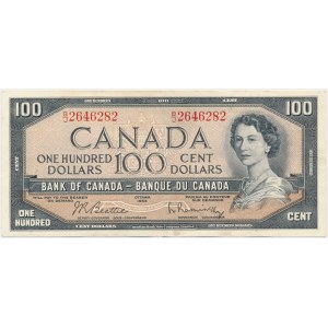 Kanada, 100 dolarů 1954