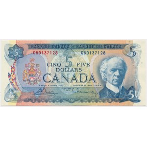 Kanada, 5 dolárov 1972