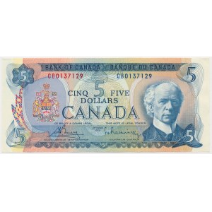 Kanada, 5 dolarů 1972