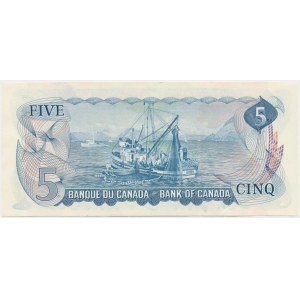 Canada, 5 Dollars 1972