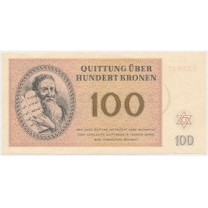 Tschechische Republik, Teresin GETTO 100 Kronen 1943