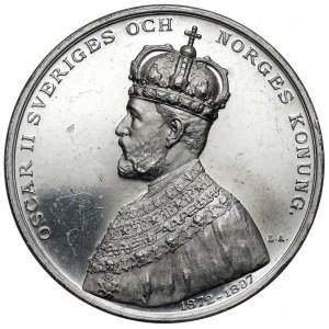Švédsko, medaila 1897 - Štokholmská výstava