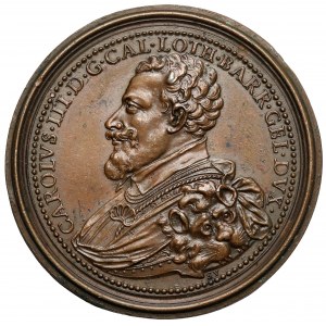 France, Lorraine, Medal 1800 - Charles III, Duke of Lorraine and Claudia of France
