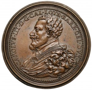 France, Lorraine, Medal 1800 - Charles III, Duke of Lorraine and Claudia of France
