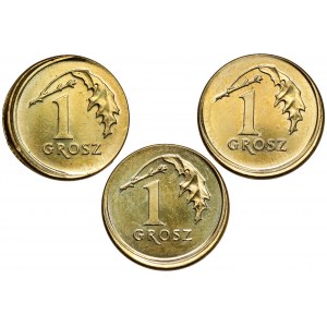 1 penny 2017-2022 - mincovna se ničí (3ks)