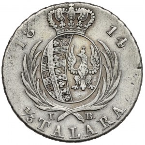 Principality of Warsaw, 1/3 thaler 1814 IB