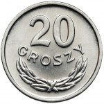 20 centov 1957 - široký dátum - najvzácnejšie