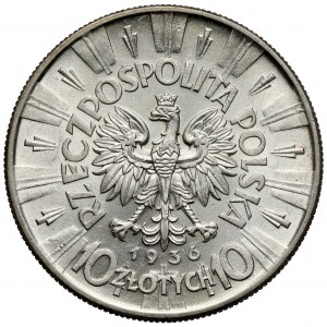 Pilsudski 10 zloty 1936