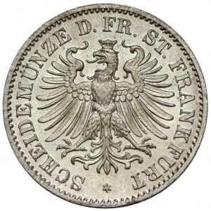 Frankfurt, 6 kreuzer 1866