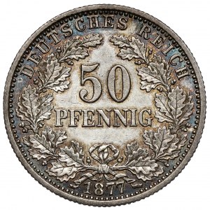 50 pfennig 1877-A