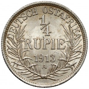 Deutsch-Ostafrika, 1/4 rupie 1913-A