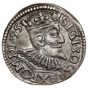 Zygmunt III Waza, Trojak Wschowa 1595 - data w otoku