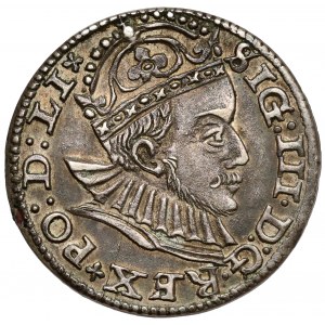 Zygmunt III Waza, Trojak Ryga 1588 - piękny