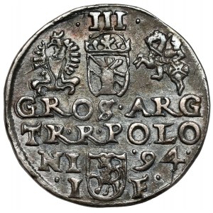 Zygmunt III Waza, Trojak Olkusz 1594