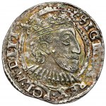 Zygmunt III Waza, Trojak Olkusz 1591 - z OBWÓDKĄ - bardzo rzadki