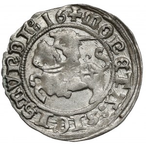 Sigismund I the Old, Half-penny Vilnius 1516 - circle over a horse