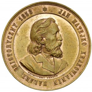Medal, Jan Matejko - Krakowianin, Malarz Historyczny 1883