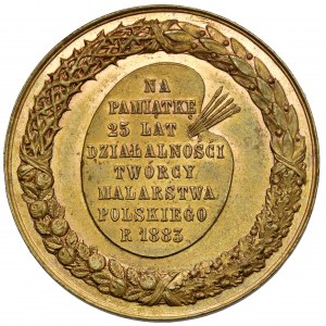 Medal, Jan Matejko - Krakowianin, Malarz Historyczny 1883