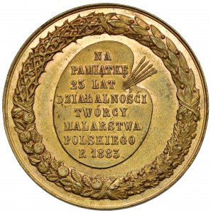 Medaila, Ján Matejka - Krakovčan, historický maliar 1883