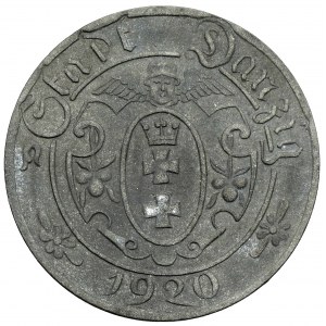 Gdańsk, 10 fenigów 1920 cynk - 56 perełek