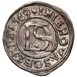 Pomorze, Karol XI, Szeląg podwójny 1669, Szczecin