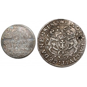 Sigismund III. Vasa, Trojak Malbork 1593 und Ort Gdansk 1626 (2 St.)