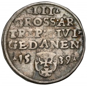Sigismund I. der Alte, Trojak Danzig 1539