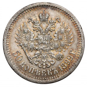 Russland, Nikolaus II., 50 Kopeken 1899*