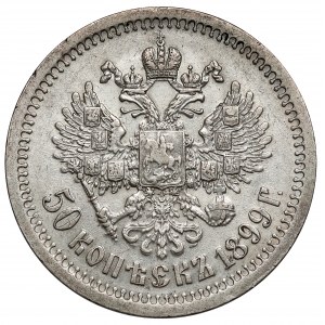 Russland, Nikolaus II., 50 Kopeken 1899*