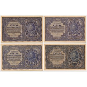 1,000 mkp 08.1919 - MIX series - set (4pcs)
