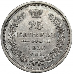 Rusko, Alexander II, 25 kopejok 1856