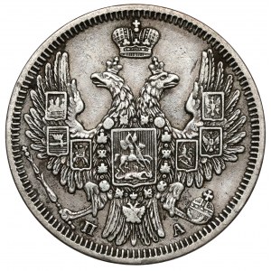 Russland, Nikolaus I., 20 Kopeken 1849