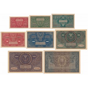 Set of Polish brands 1919-1920 (8pcs)