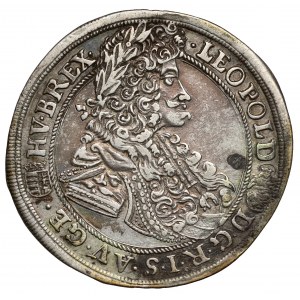 Hungary, Leopold I, 1/2 thaler 1698 KB