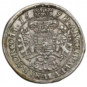 Ungarn, Leopold I., 1/2 Taler 1698 KB