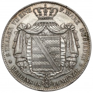 Sachsen, 2 taler 1841-G