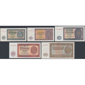 Germany, DDR 50 pfg - 100 mk 1955 (5szt)