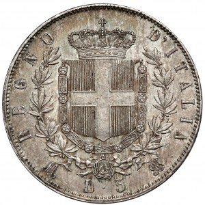 Taliansko, Vittorio Emanuel II, 5 lir 1872